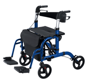 Hybrid Rollator Transport Chair